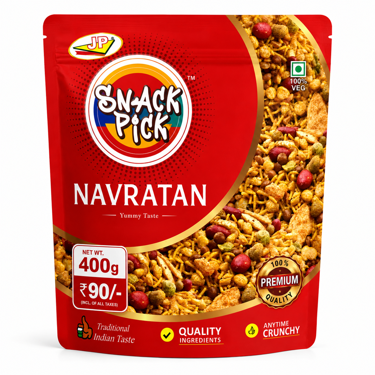 Navratan Mixture – Royal Mix of Nine Tasty Ingredients (400g)