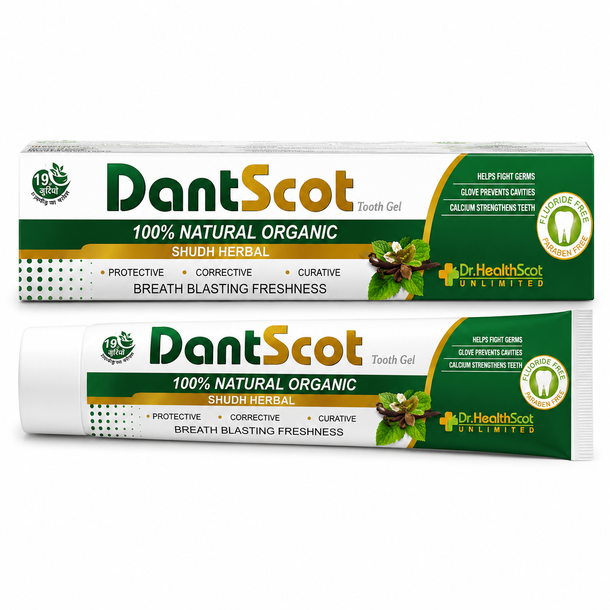 DantScot Herbal Tooth Gel (100g)